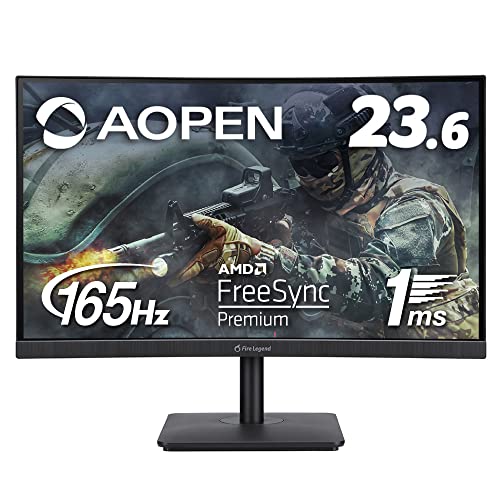 Amazon.co.jp: AOPEN ゲーミング湾曲モニター 24HC5QRPbmiipzx 23.6型